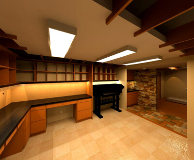 Atlanta Residence studio rendering
