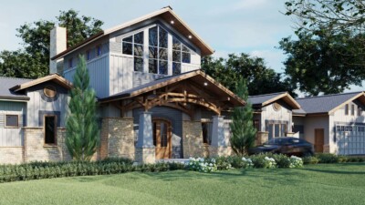 North Carolina residence architectural rendering