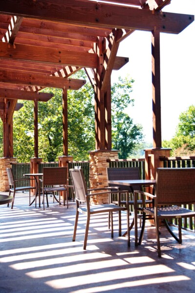 Park Vista Hotel Trellis Seating Gatlinburg TN