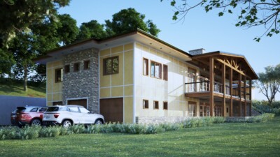 Cartersville Residence rear exterior architecture