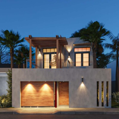 Mexico Residence exterior architecture design