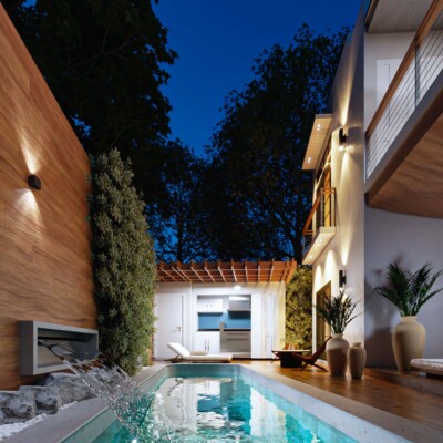 Mexico Residence exterior design with pool