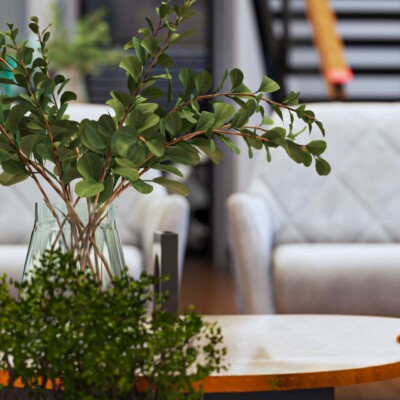 Mexico Residence living room interior design closeup
