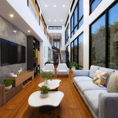 Mexico Residence living room interior design